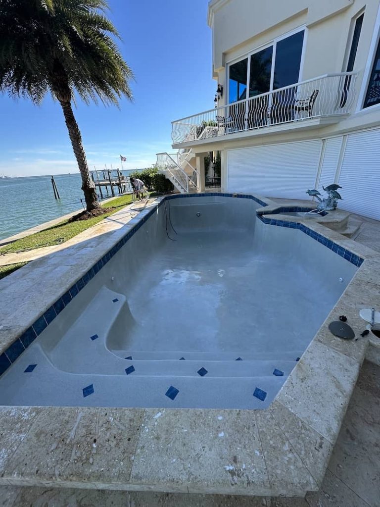 waterfront residential pool renovation best residential pool builders in florida